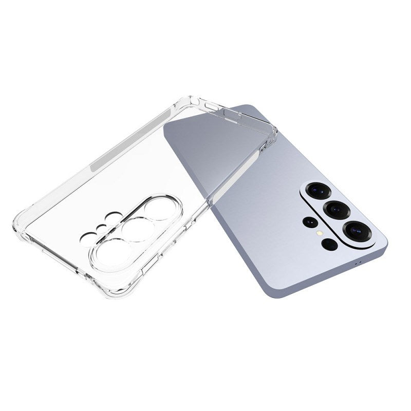 Samsung Galaxy S26 Ultra EIDERWOOD Fleksibelt Plast Cover m. Stødabsorberende Hjørner - Gennemsigtig
