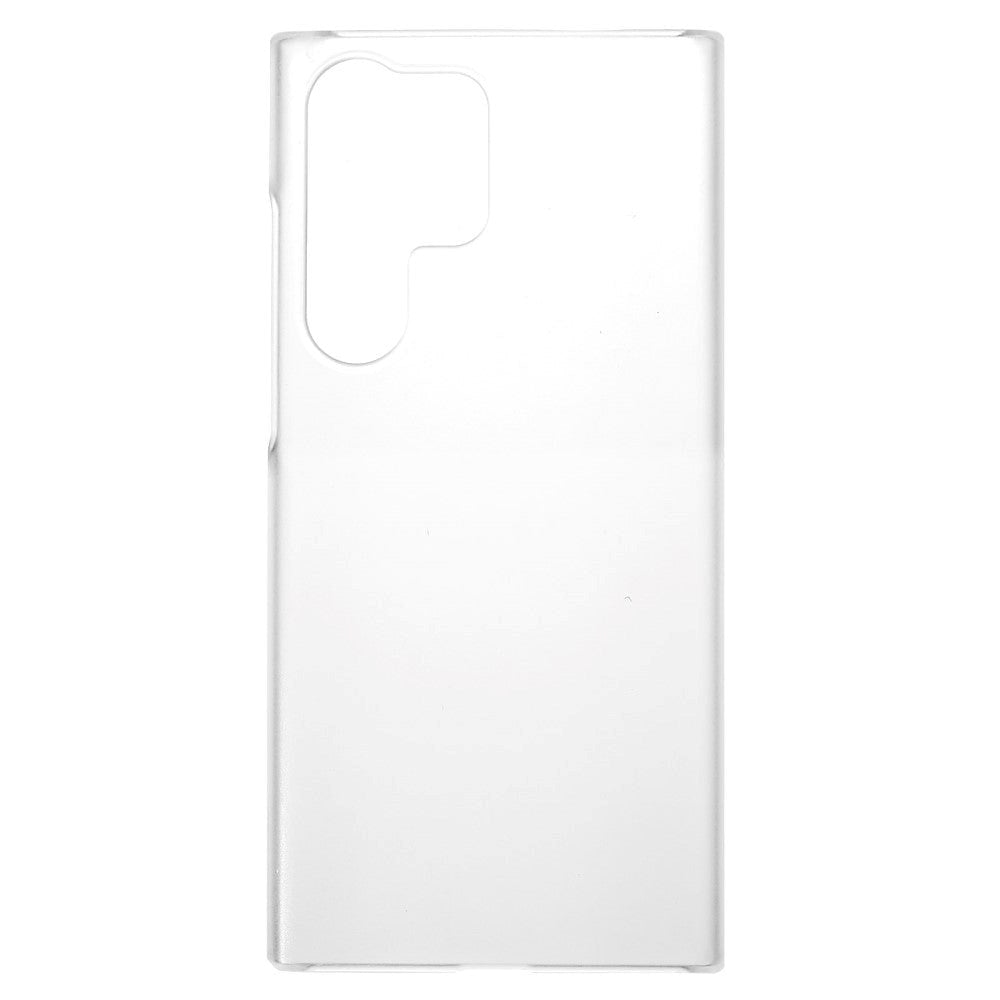 Samsung Galaxy S23 Ultra Hårdt Plastik Cover - Gennemsigtig