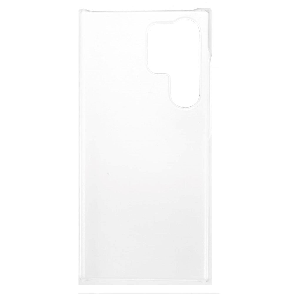 Samsung Galaxy S23 Ultra Hårdt Plastik Cover - Gennemsigtig
