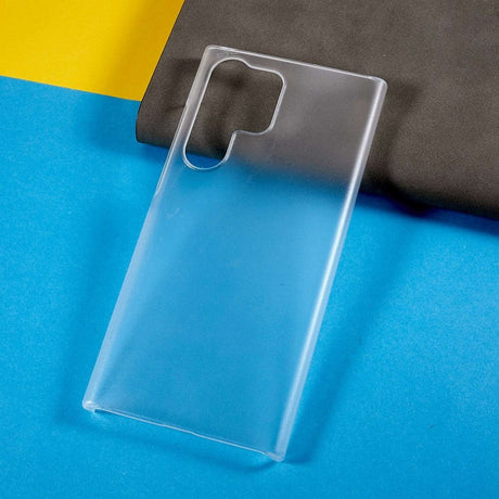 Samsung Galaxy S23 Ultra Hårdt Plastik Cover - Gennemsigtig