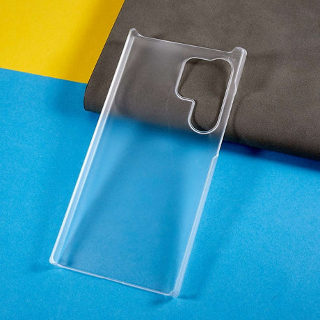 Samsung Galaxy S23 Ultra Hårdt Plastik Cover - Gennemsigtig