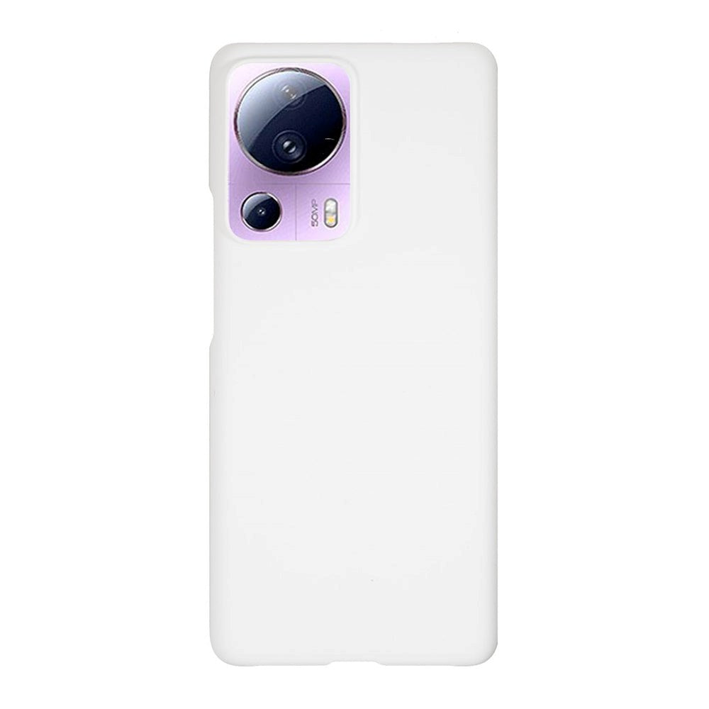 Xiaomi 13 Lite Hårdt Plastik Cover - Hvid