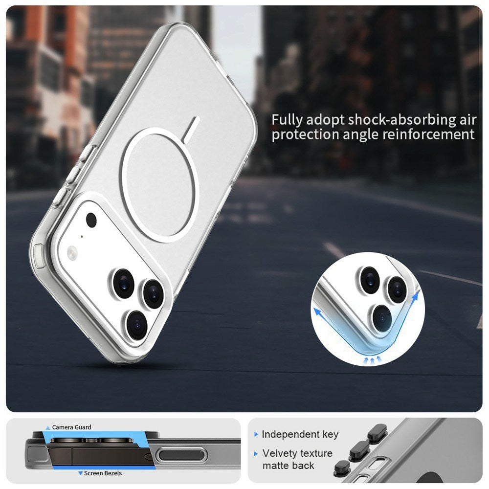 iPhone 18 Pro / 17 Pro EIDERWOOD Hybrid Plast Cover - MagSafe Kompatibel - Hvid