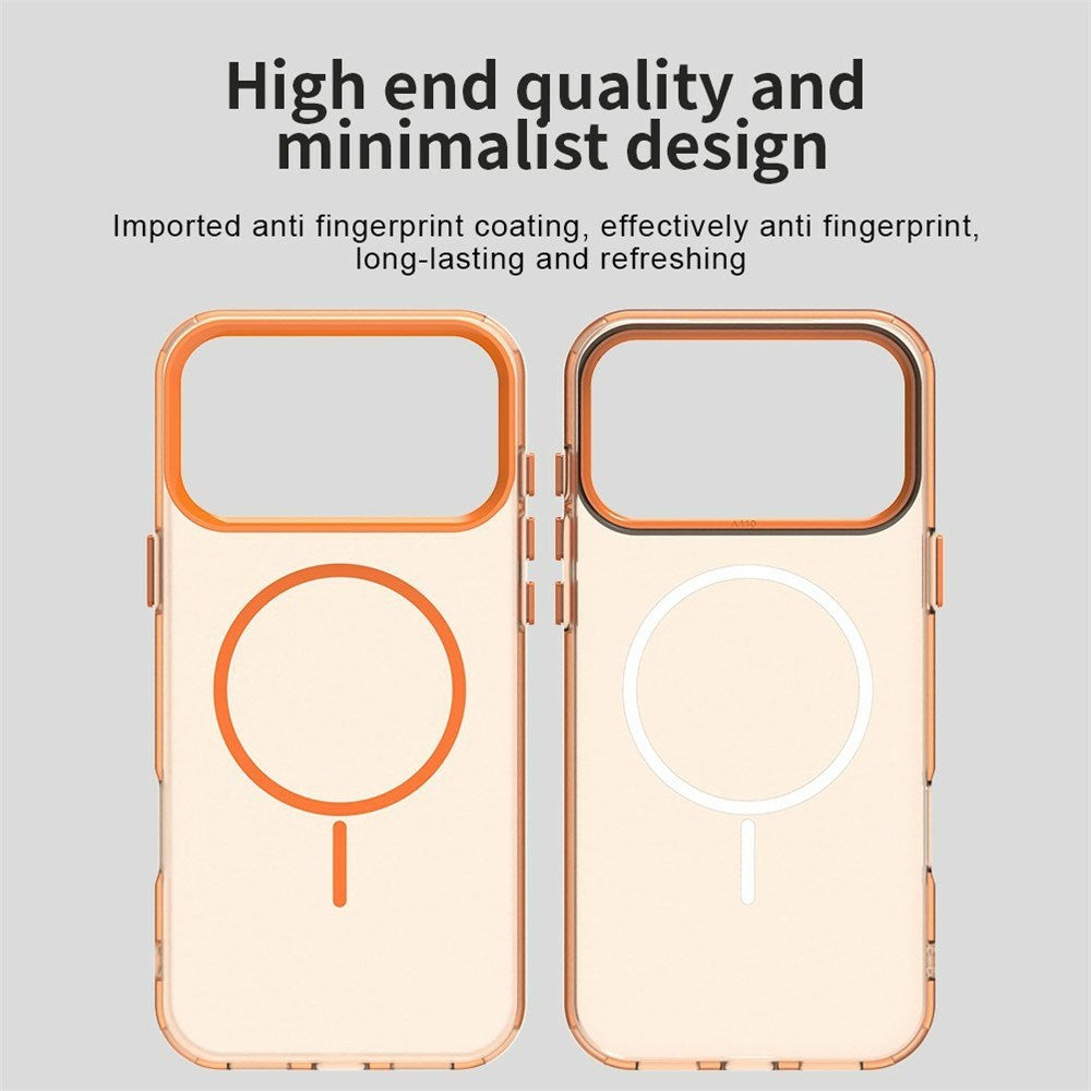 iPhone 18 Pro / 17 Pro EIDERWOOD Hybrid Plast Cover - MagSafe Kompatibel - Orange