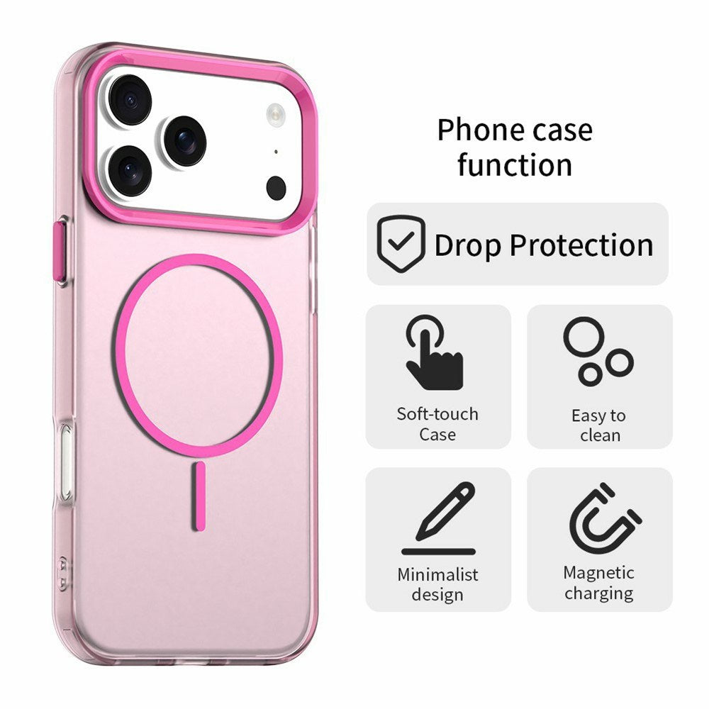 iPhone 18 Pro / 17 Pro EIDERWOOD Hybrid Plast Cover - MagSafe Kompatibel - Lyserød