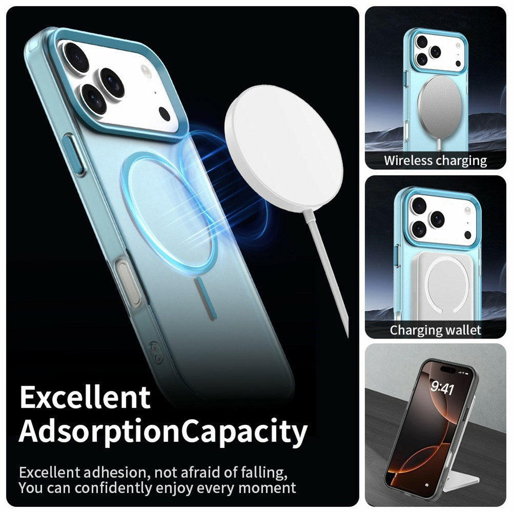 iPhone 18 Pro / 17 Pro EIDERWOOD Hybrid Plast Cover - MagSafe Kompatibel - Blå