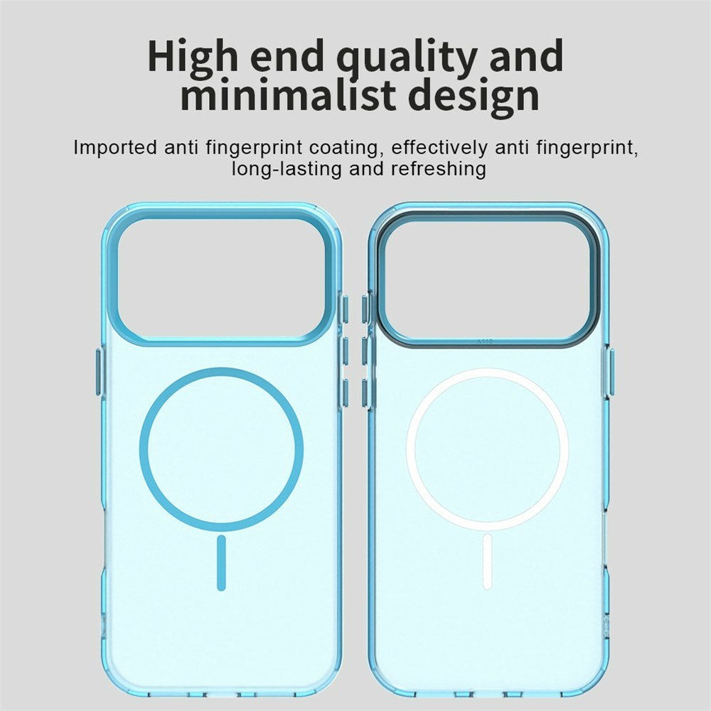 iPhone 18 Pro / 17 Pro EIDERWOOD Hybrid Plast Cover - MagSafe Kompatibel - Blå