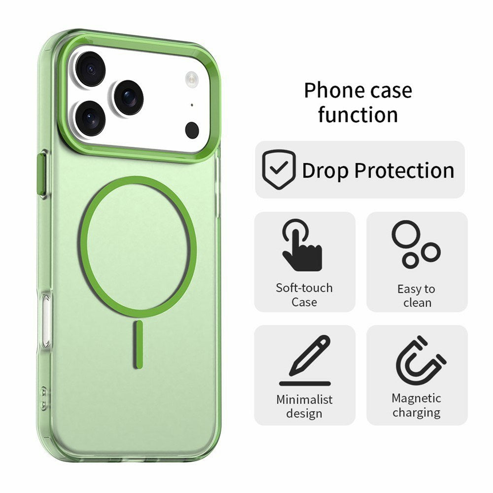 iPhone 18 Pro / 17 Pro EIDERWOOD Hybrid Plast Cover - MagSafe Kompatibel - Grøn