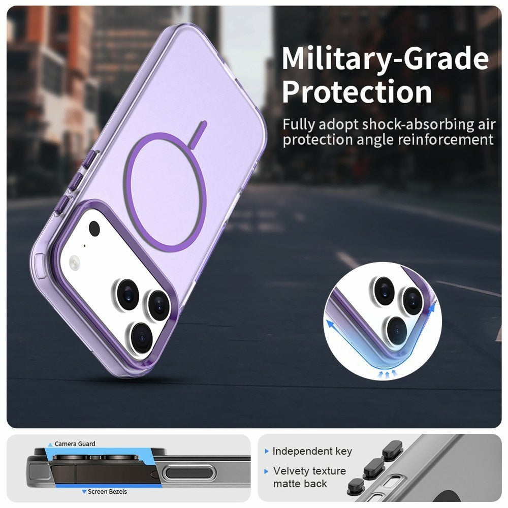 iPhone 18 Pro / 17 Pro EIDERWOOD Hybrid Plast Cover - MagSafe Kompatibel - Lilla