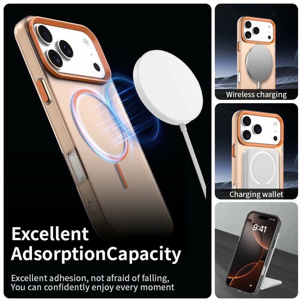 iPhone 18 Pro Max / 17 Pro Max EIDERWOOD Hybrid Plast Cover - MagSafe Kompatibel - Orange