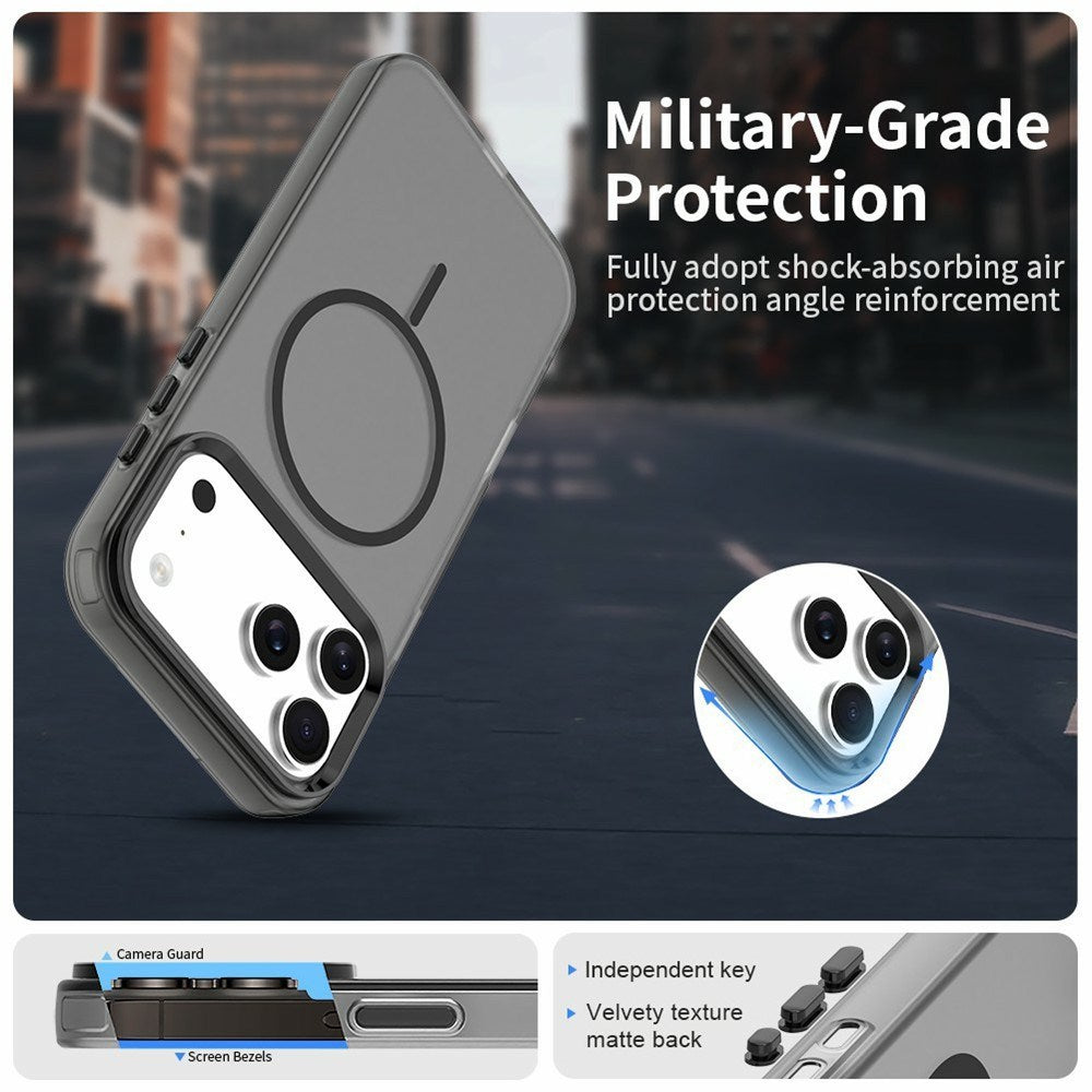 iPhone 18 Pro Max / 17 Pro Max EIDERWOOD Hybrid Plast Cover - MagSafe Kompatibel - Sort