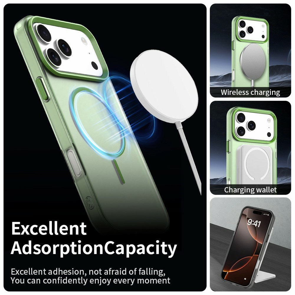 iPhone 18 Pro Max / 17 Pro Max EIDERWOOD Hybrid Plast Cover - MagSafe Kompatibel - Grøn