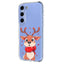 EIDERWOOD Samsung Galaxy S23+ (Plus) Fleksibelt Plastik Julecover m. Motiv - Gennemsigtig / Rensdyr