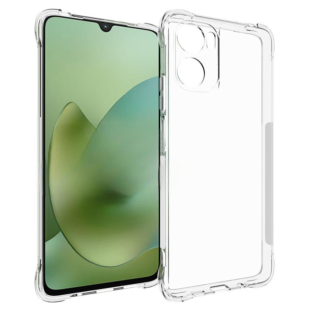 Motorola Moto G06 / G06 Power EIDERWOOD Fleksibelt Plast Cover m. Stødabsorberende Hjørner - Gennemsigtig