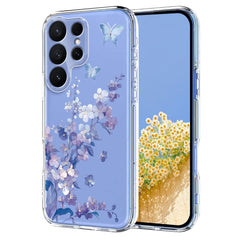 Samsung Galaxy S26 Ultra EIDERWOOD Fleksibel Plast Cover m. Mønster - Gennemsigtig / Violer