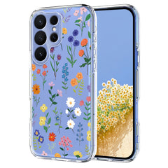 Samsung Galaxy S26 Ultra EIDERWOOD Fleksibel Plast Cover m. Mønster - Gennemsigtig / Vilde Blomster