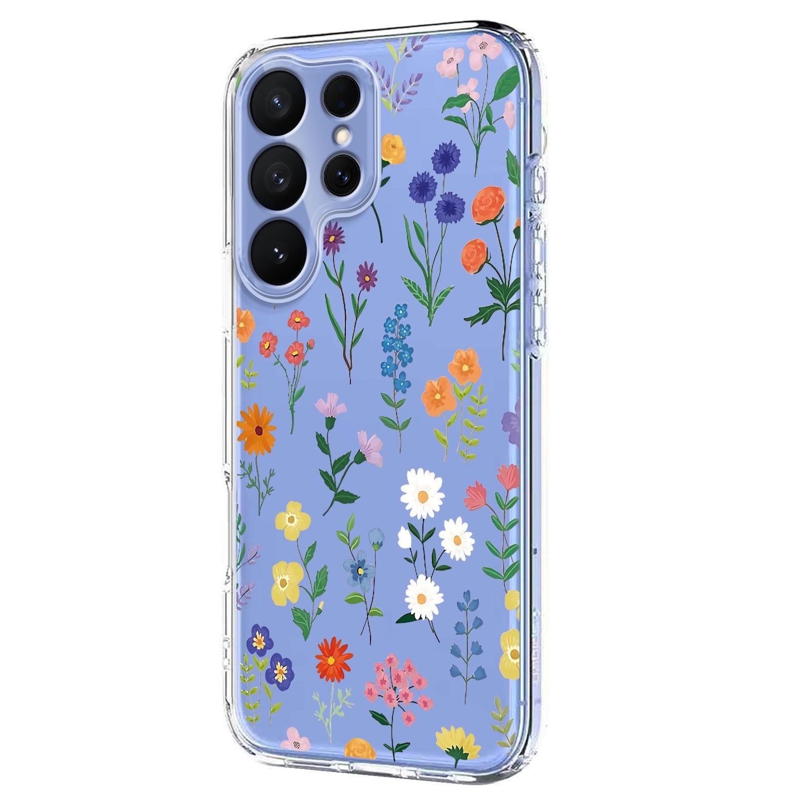 Samsung Galaxy S26 Ultra EIDERWOOD Fleksibel Plast Cover m. Mønster - Gennemsigtig / Vilde Blomster
