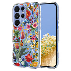 Samsung Galaxy S26 Ultra EIDERWOOD Fleksibel Plast Cover m. Mønster - Gennemsigtig / Blomster