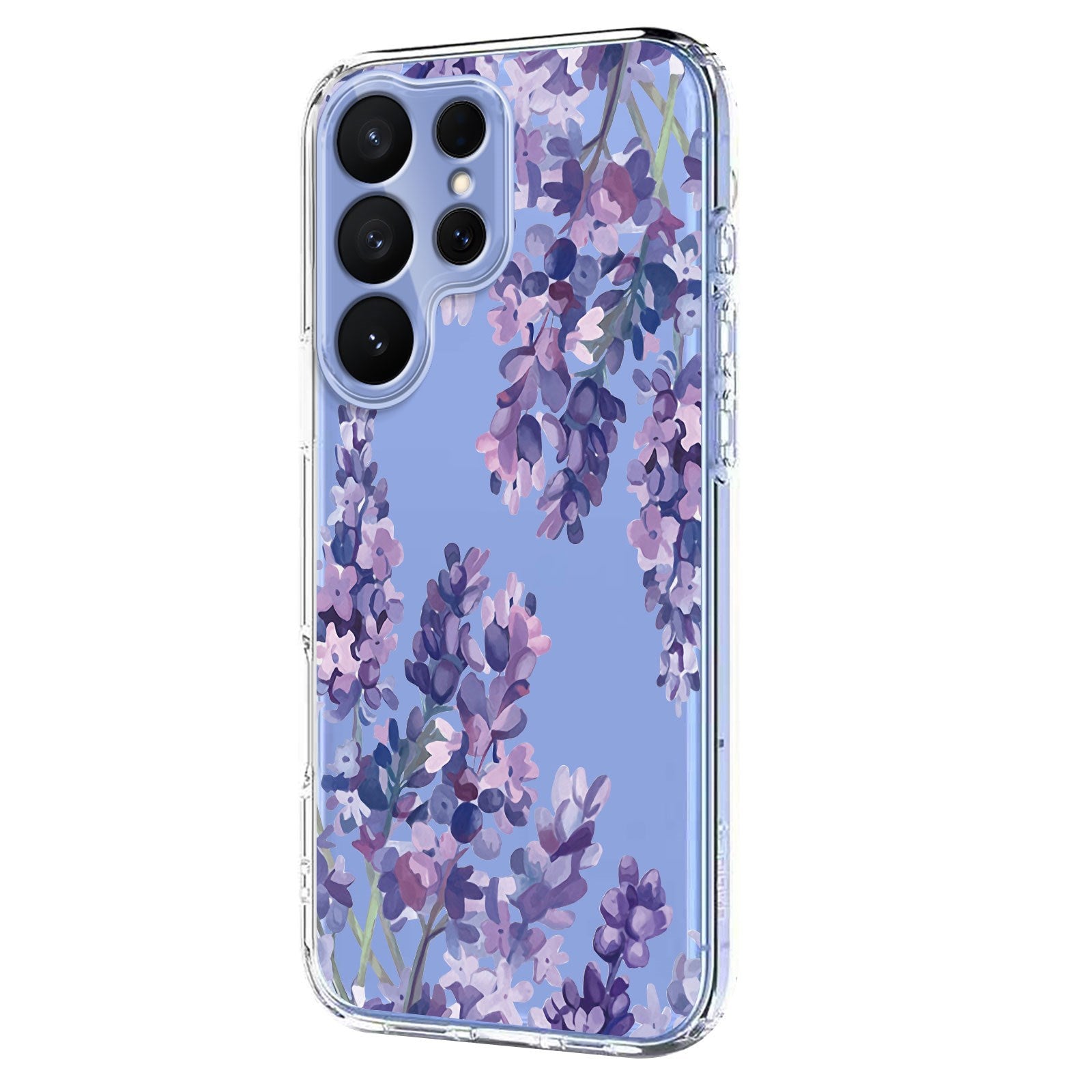 Samsung Galaxy S26 Ultra EIDERWOOD Fleksibel Plast Cover m. Mønster - Gennemsigtig / Lavendel