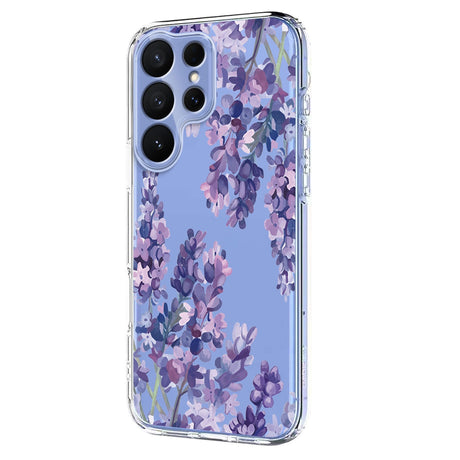 Samsung Galaxy S26 Ultra EIDERWOOD Fleksibel Plast Cover m. Mønster - Gennemsigtig / Lavendel