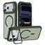 iPhone 18 Pro / 17 Pro EIDERWOOD Hybrid Plast Cover m. Kamera Cover & Ståfunktion - MagSafe Kompatibel - Grøn