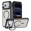 iPhone 18 Pro / 17 Pro EIDERWOOD Hybrid Plast Cover m. Kamera Cover & Ståfunktion - MagSafe Kompatibel - Sort