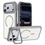 iPhone 18 Pro / 17 Pro EIDERWOOD Hybrid Plast Cover m. Kamera Cover & Ståfunktion - MagSafe Kompatibel - Grå