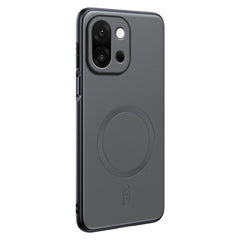 EIDERWOOD OnePlus 15 Hybrid Plastik Cover m. Kunstlæder - MagSafe Kompatibel - Grå