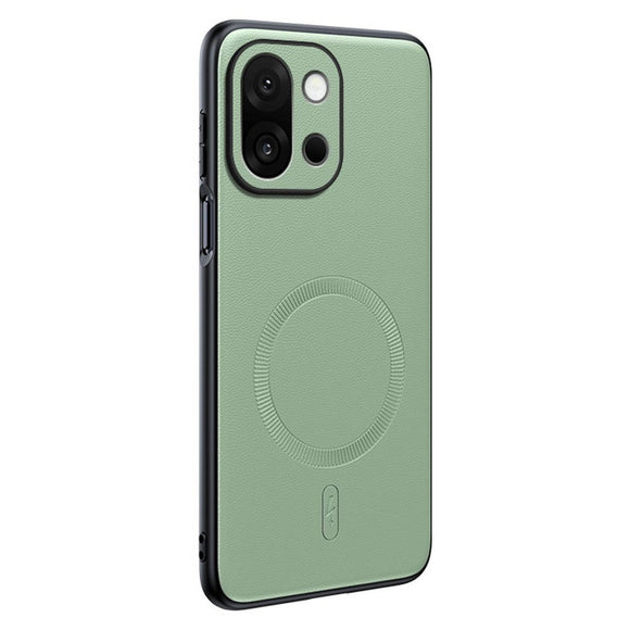 EIDERWOOD OnePlus 15 Hybrid Plastik Cover m. Kunstlæder - MagSafe Kompatibel - Grøn