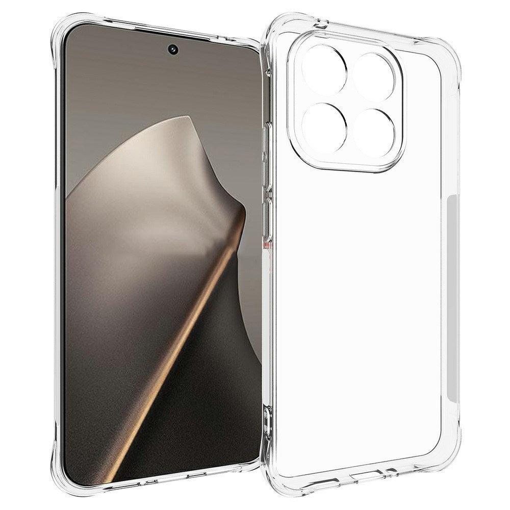 Xiaomi 15T EIDERWOOD Fleksibelt Plast Cover m. Stødabsorberende Hjørner - Gennemsigtig