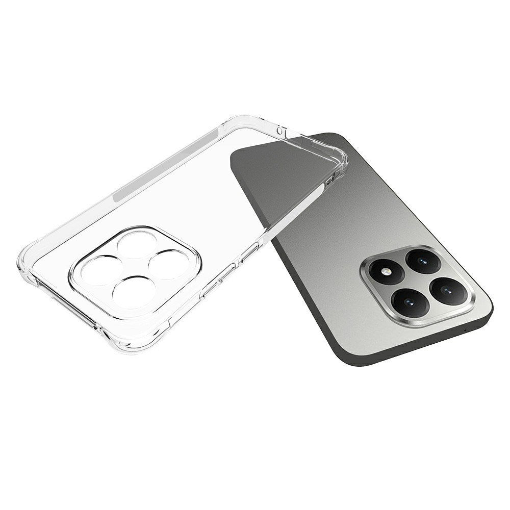 Xiaomi 15T EIDERWOOD Fleksibelt Plast Cover m. Stødabsorberende Hjørner - Gennemsigtig