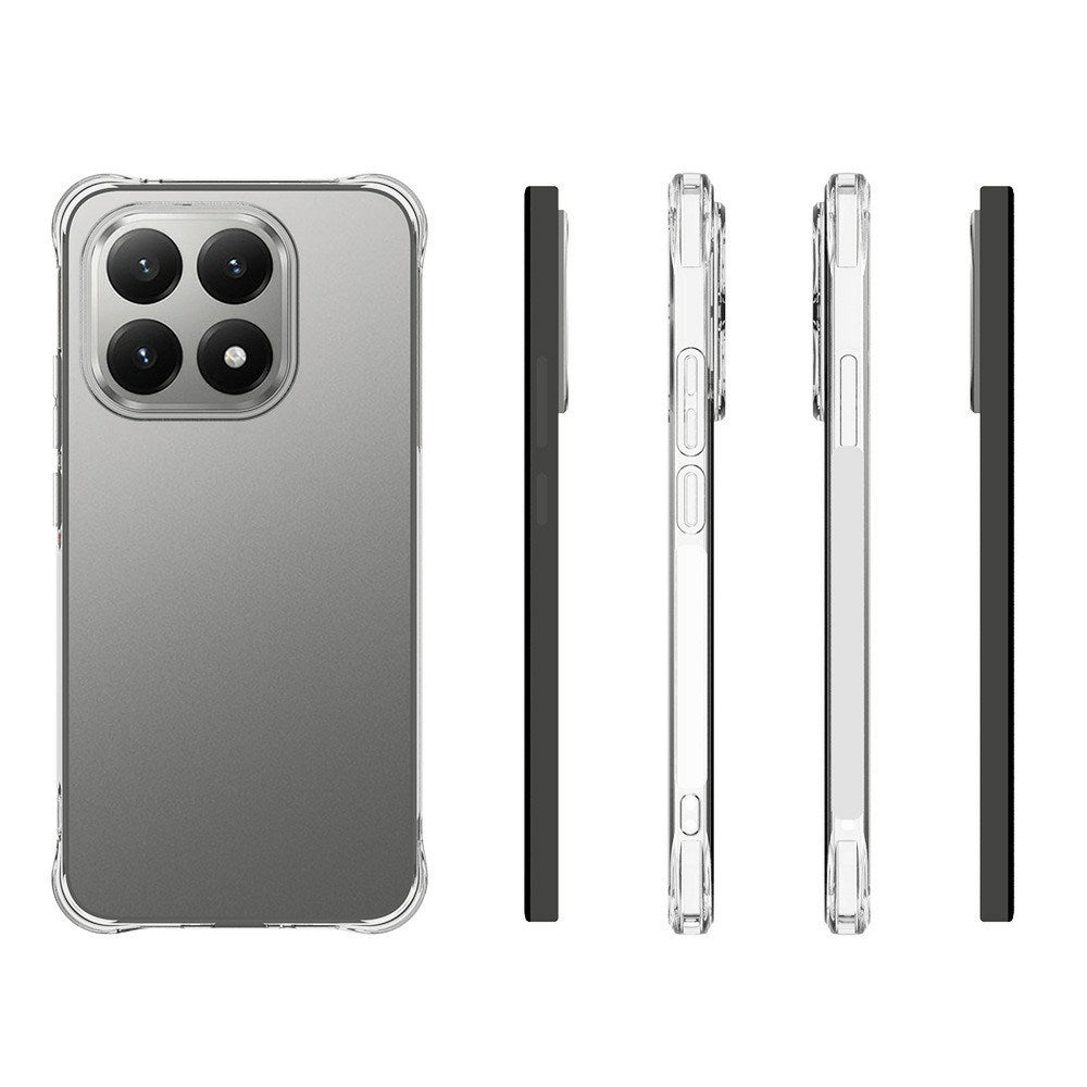 Xiaomi 15T EIDERWOOD Fleksibelt Plast Cover m. Stødabsorberende Hjørner - Gennemsigtig