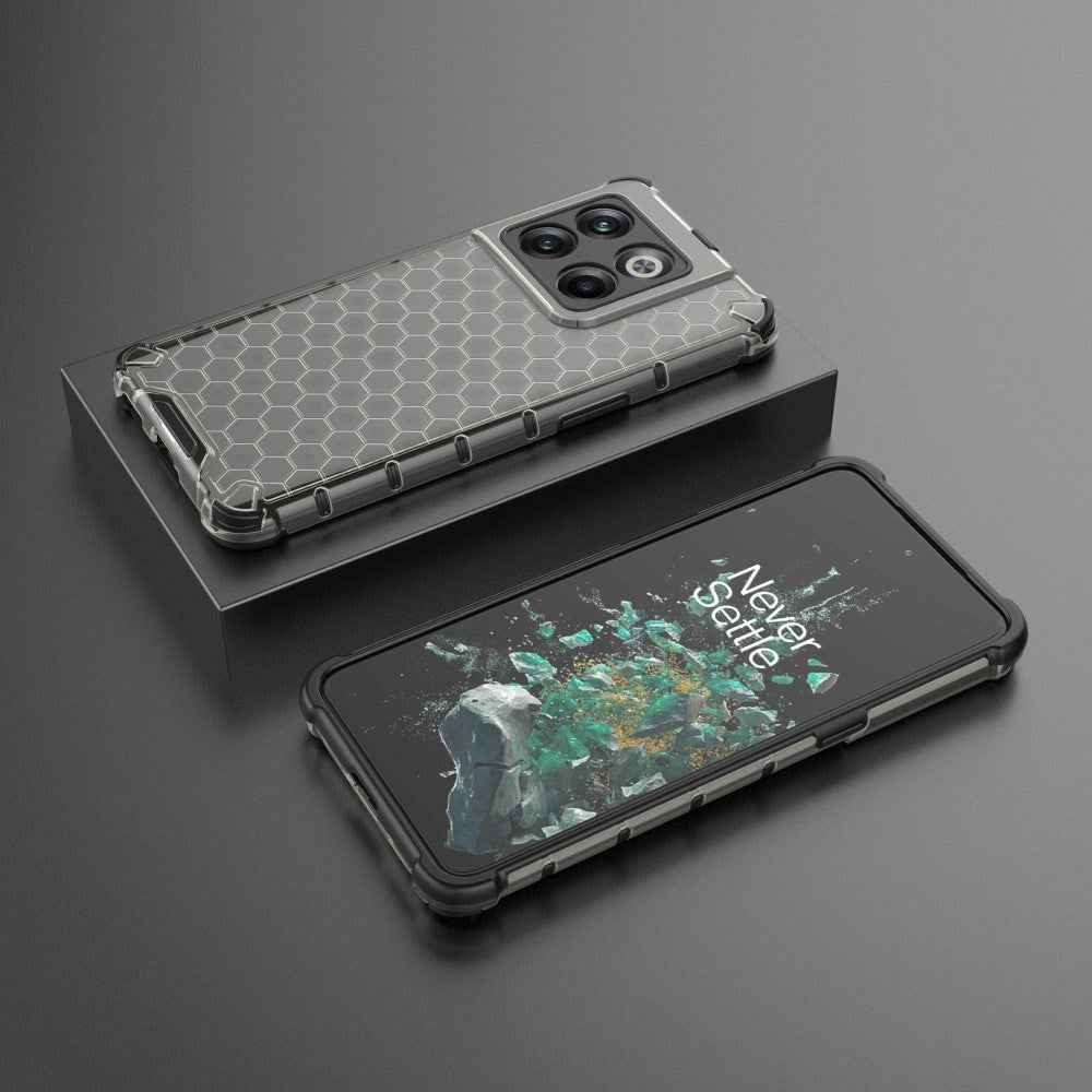 OnePlus 10T Honeycomb Pattern Hybrid Cover - Sort