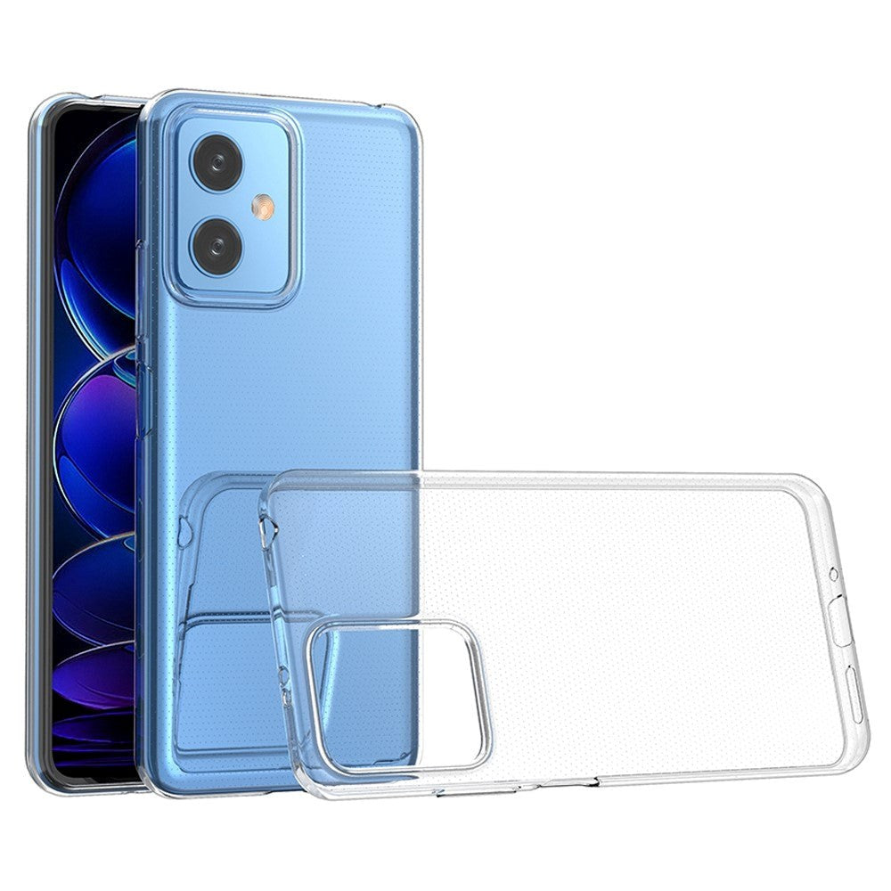 Xiaomi Redmi Note 12 (5G) / Poco X5 (5G) Fleksibelt Plastik Cover - Gennemsigtig