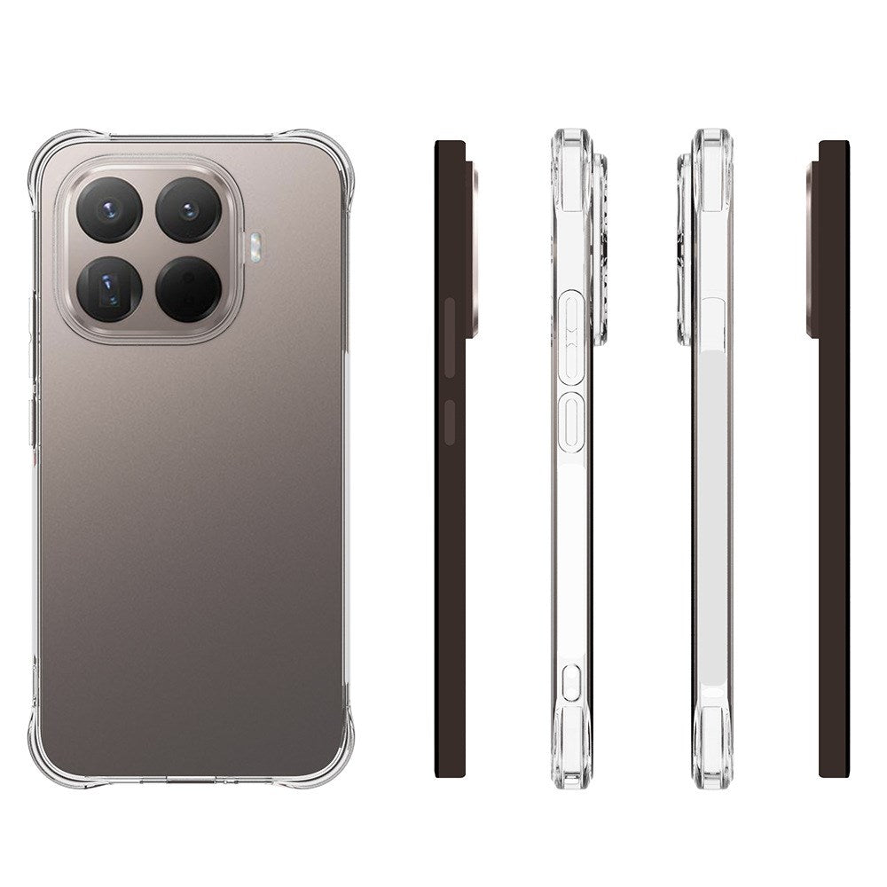 Xiaomi 15T Pro EIDERWOOD Fleksibelt Plast Cover m. Stødabsorberende Hjørner - Gennemsigtig