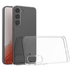 Samsung Galaxy S23+ (Plus) Fleksibelt TPU Plastik Cover - Gennemsigtig