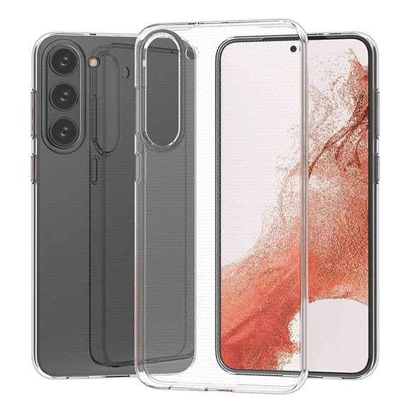 Samsung Galaxy S23+ (Plus) Fleksibelt TPU Plastik Cover - Gennemsigtig