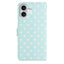 EIDERWOOD iPhone 17 Kunstlæder Flip Cover m. Polka Design - Blå