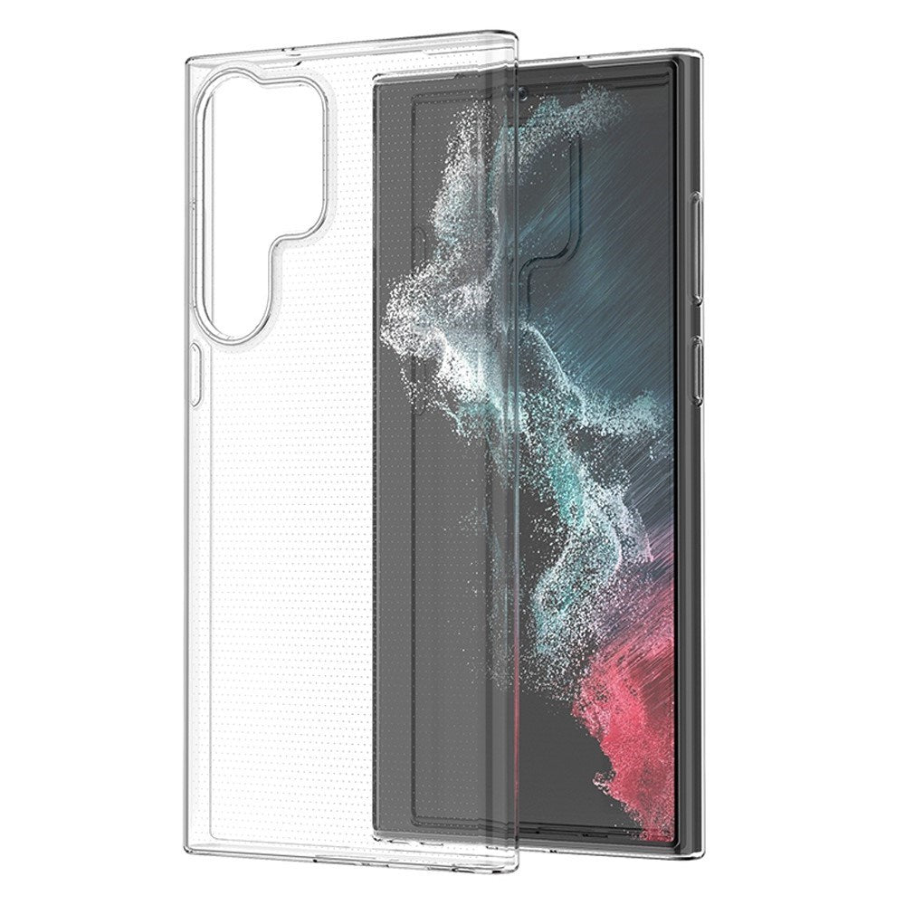 EIDERWOOD Samsung Galaxy S23 Ultra Fleksibelt Plastik Cover - Gennemsigtig