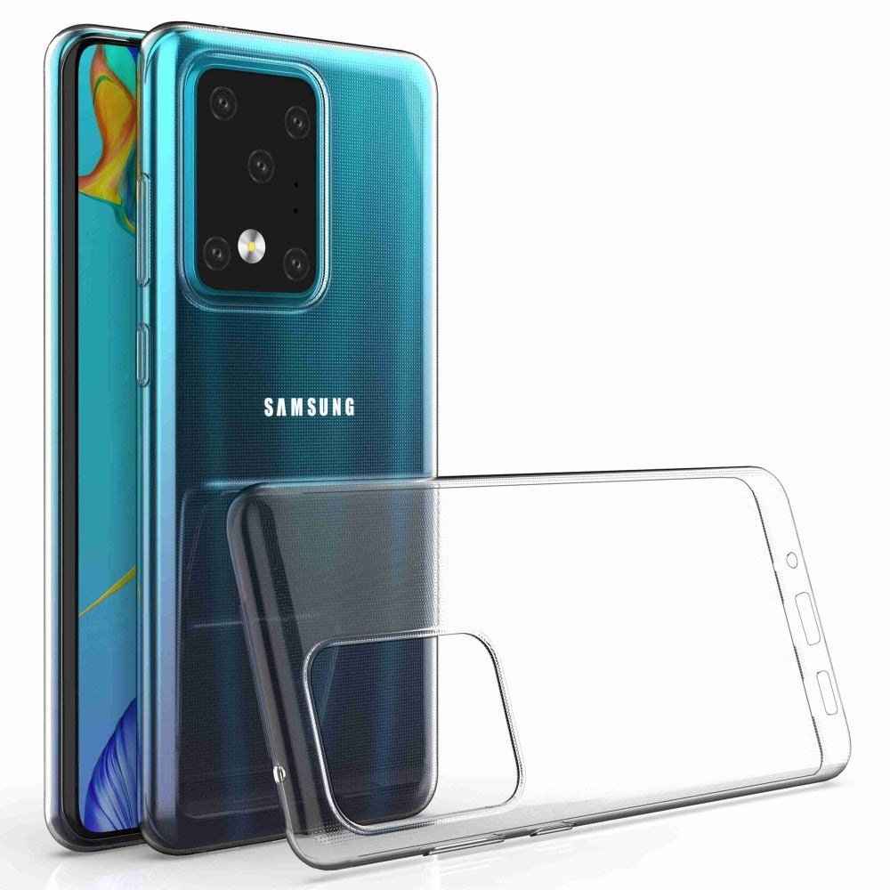 EIDERWOOD Samsung Galaxy S20 Ultra Fleksibelt Plastik Bagside Cover - Gennemsigtig