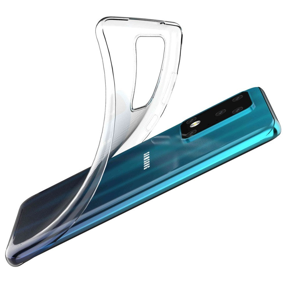 EIDERWOOD Samsung Galaxy S20 Ultra Fleksibelt Plastik Bagside Cover - Gennemsigtig