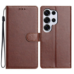 Samsung Galaxy S26 Ultra EIDERWOOD Kunstlæder Cover m. Strop & Kortholder - Brun