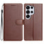 Samsung Galaxy S26 Ultra EIDERWOOD Kunstlæder Cover m. Strop & Kortholder - Brun