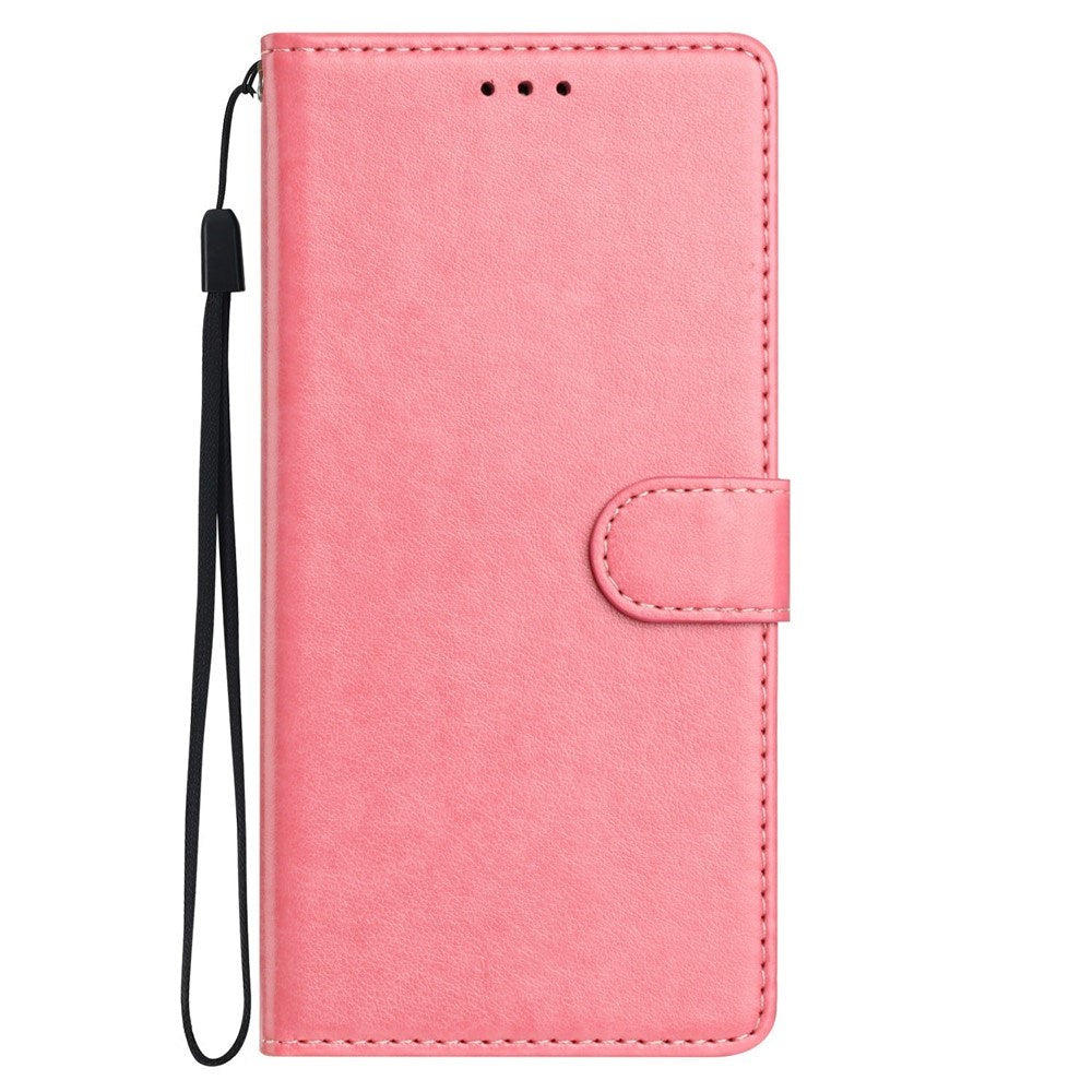 Samsung Galaxy S26 Ultra EIDERWOOD Kunstlæder Cover m. Strop & Kortholder - Lyserød