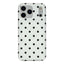 EIDERWOOD iPhone 17 Pro Max Hybrid Cover m. Polka Design - MagSafe Kompatibel - Gennemsigtig / Sort