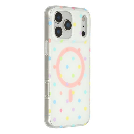 EIDERWOOD iPhone 17 Pro Max Hybrid Cover m. Polka Design - MagSafe Kompatibel - Gennemsigtig / Multi