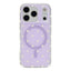 EIDERWOOD iPhone 17 Pro Max Hybrid Cover m. Polka Design - MagSafe Kompatibel - Gennemsigtig / Lilla