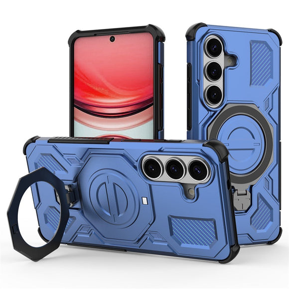 Samsung Galaxy S26 EIDERWOOD Håndværker Cover m. Roterende Kickstand - Blå