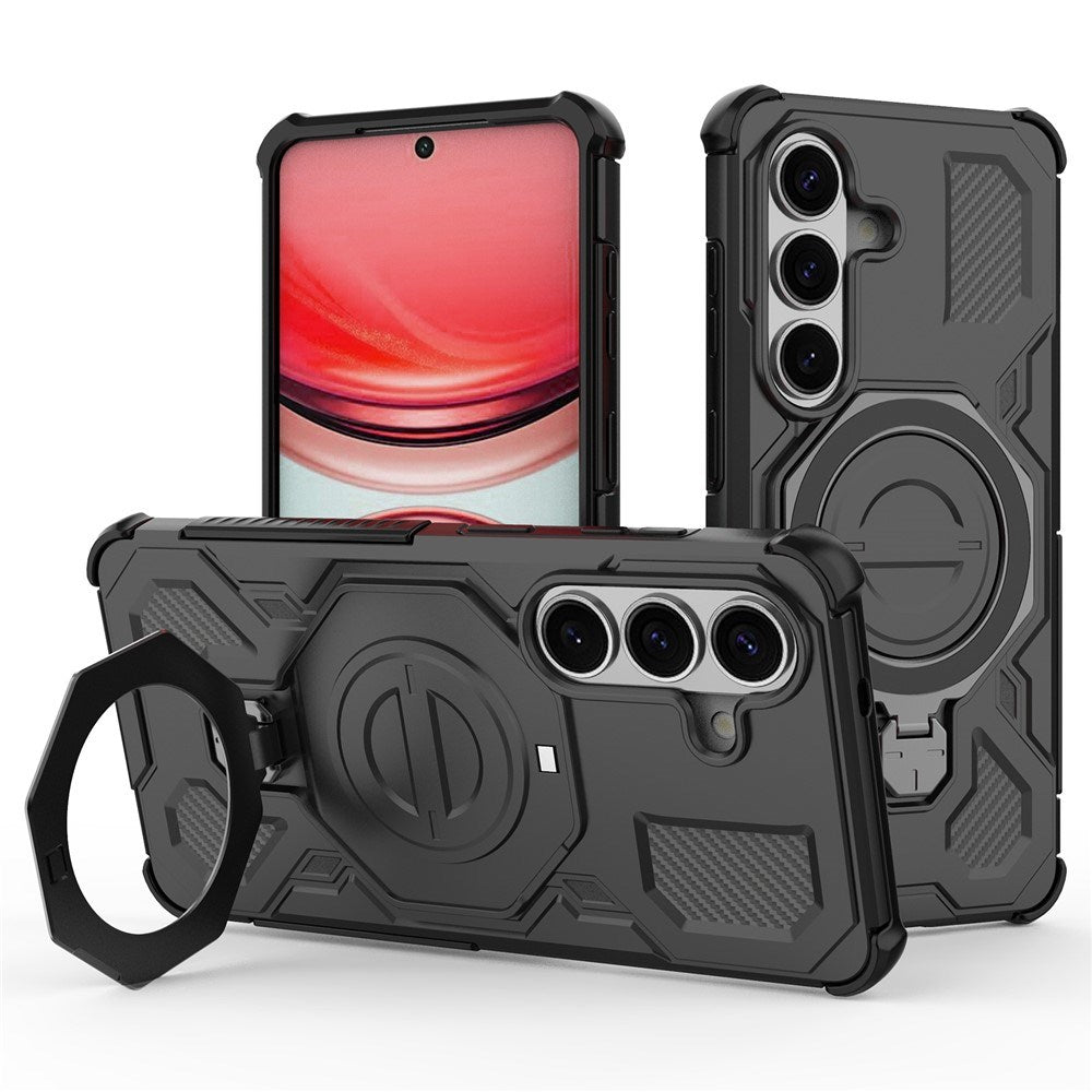 Samsung Galaxy S26 EIDERWOOD Håndværker Cover m. Roterende Kickstand - Sort