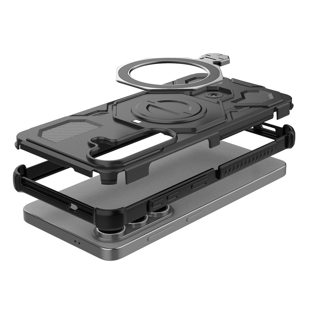 Samsung Galaxy S26 EIDERWOOD Håndværker Cover m. Roterende Kickstand - Sort